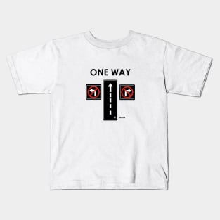 One-Way Jesus Highway Kids T-Shirt